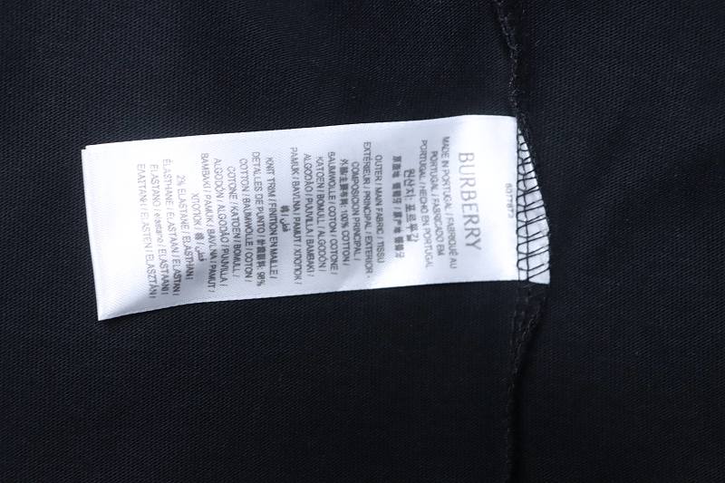 BURBERRY Equestrian Embroidery Print Short Sleeve T-Shirt Style 2