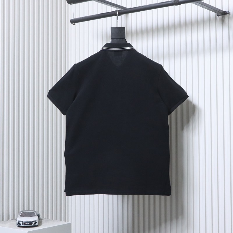 BURBERRY Equestrian Embroidery Short Sleeve Polo Shirt