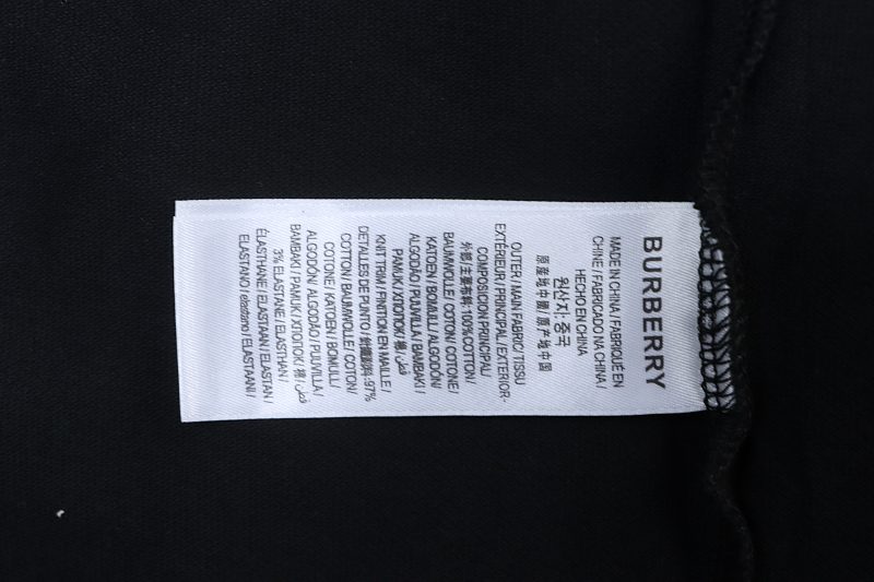 BURBERRY Equestrian Embroidery Short Sleeve Polo Shirt