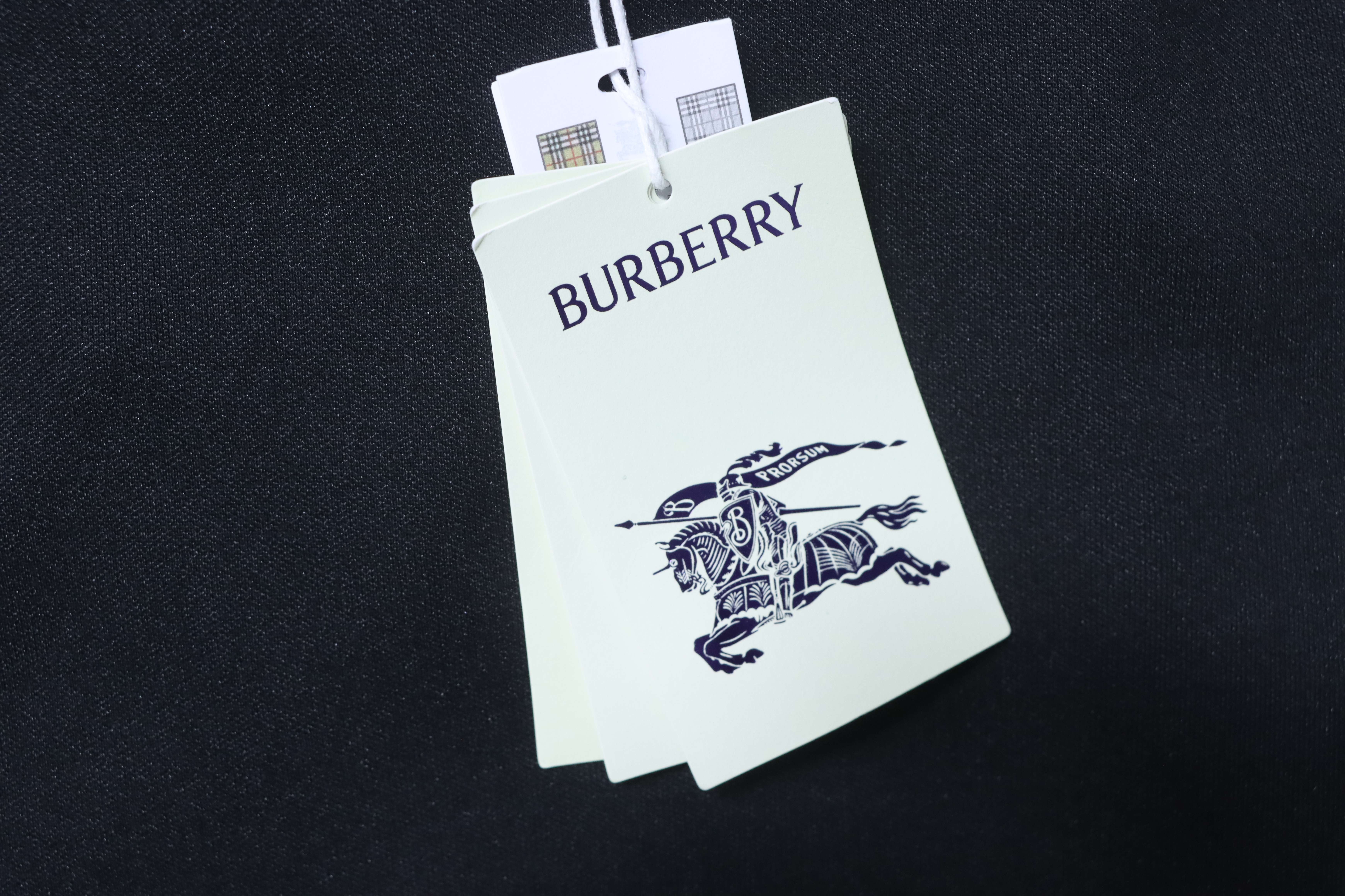 BURBERRY Equestrian Embroidery Short Sleeve Polo Shirt Style 2