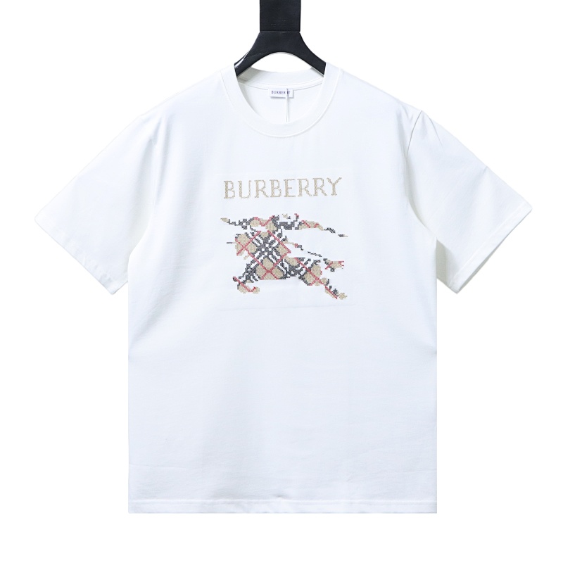 BURBERRY Equestrian Knight Check Short Sleeve T-Shirt Style 1