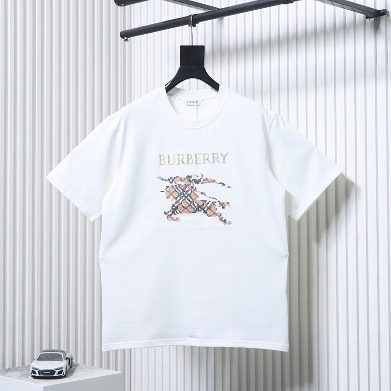 BURBERRY Equestrian Knight Check Short Sleeve T-Shirt Style 1