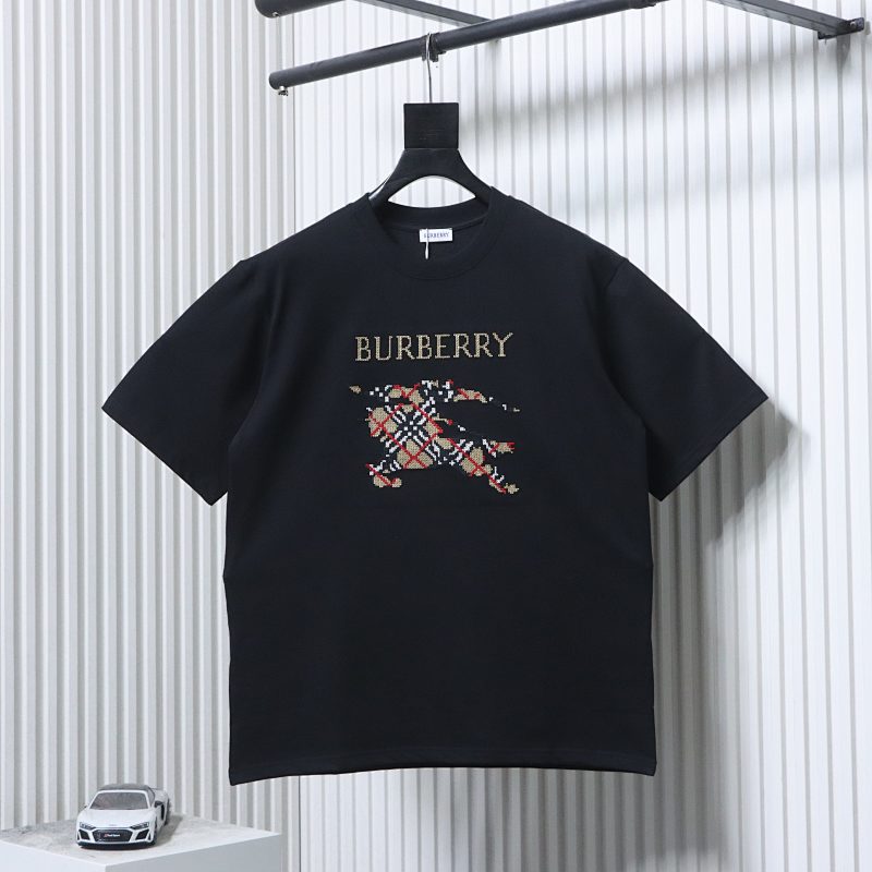 BURBERRY Equestrian Knight Check Short Sleeve T-Shirt Style 2