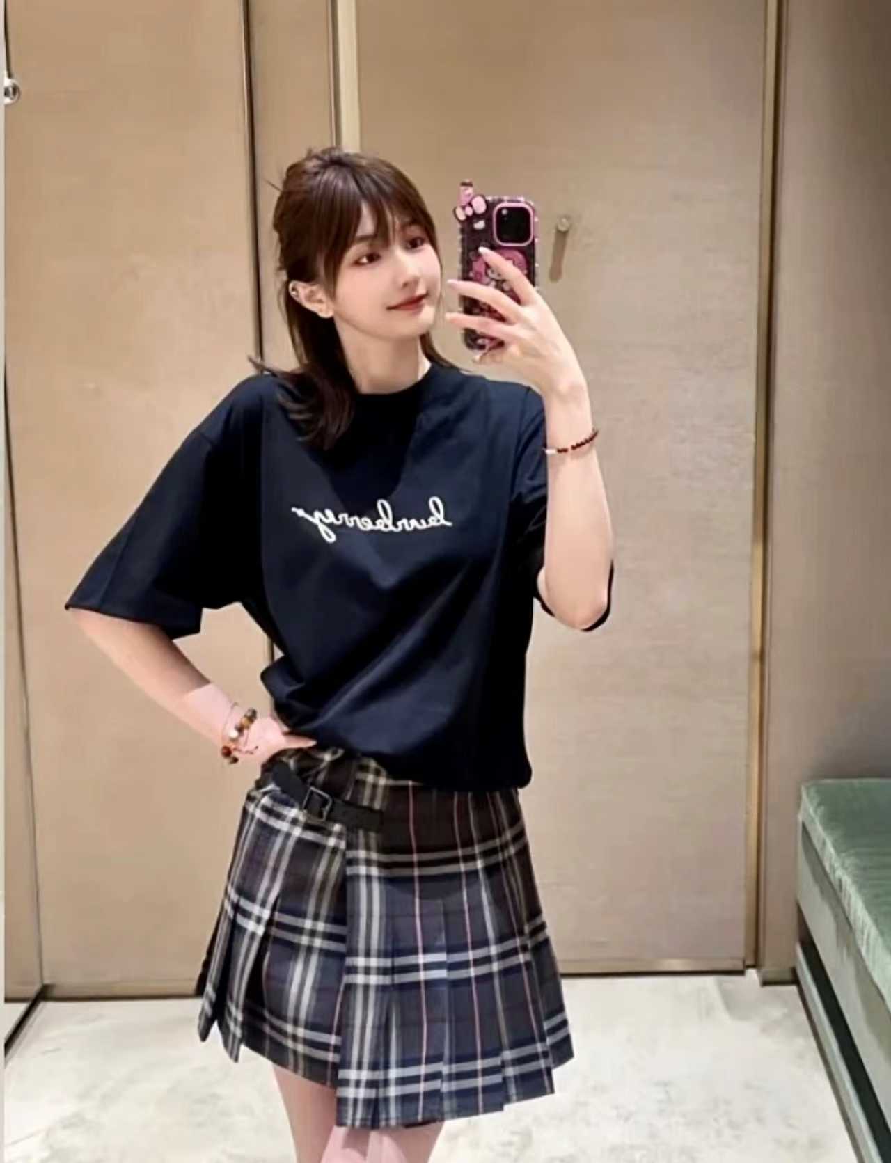 BURBERRY Equestrian Short Sleeve T-Shirt Style 1