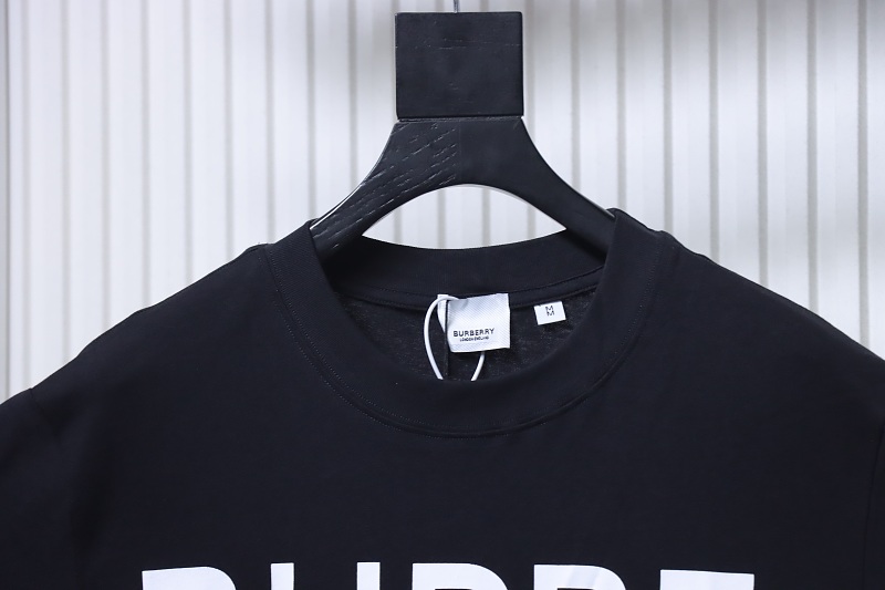 BURBERRY Front Back Logo Print Short Sleeve T-Shirt