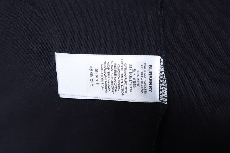 BURBERRY Front Back Logo Print Short Sleeve T-Shirt