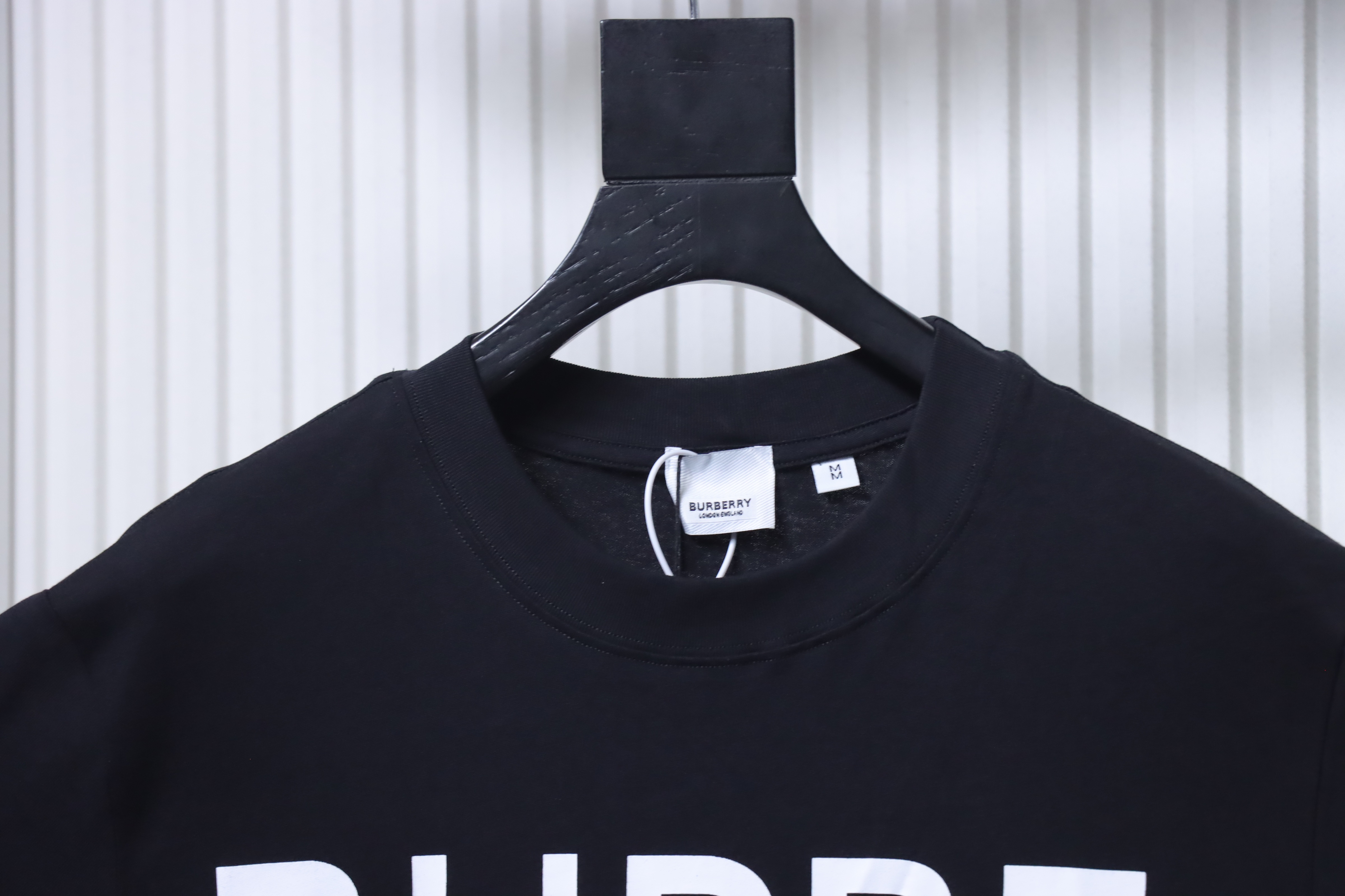 BURBERRY Front Back Logo Print Short Sleeve T-Shirt