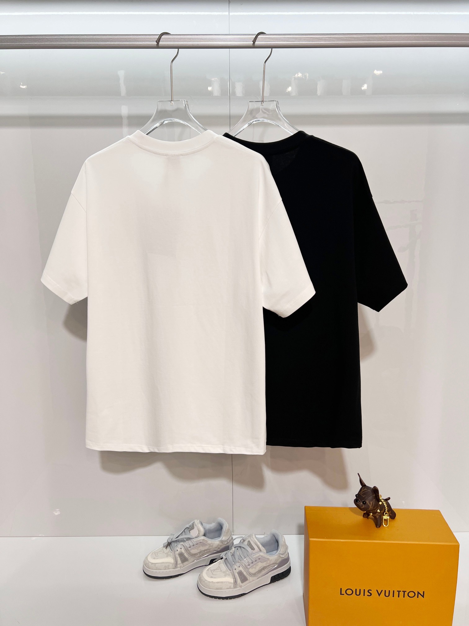BURBERRY Gold Thread Knight Equestrian Embroidery Short Sleeve T-Shirt