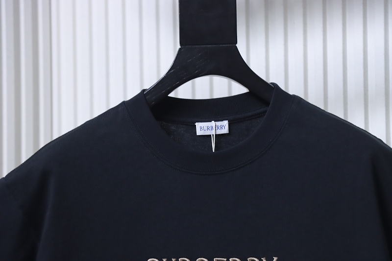 BURBERRY Gold Thread Knight Equestrian Embroidery Short Sleeve T-Shirt Style 1