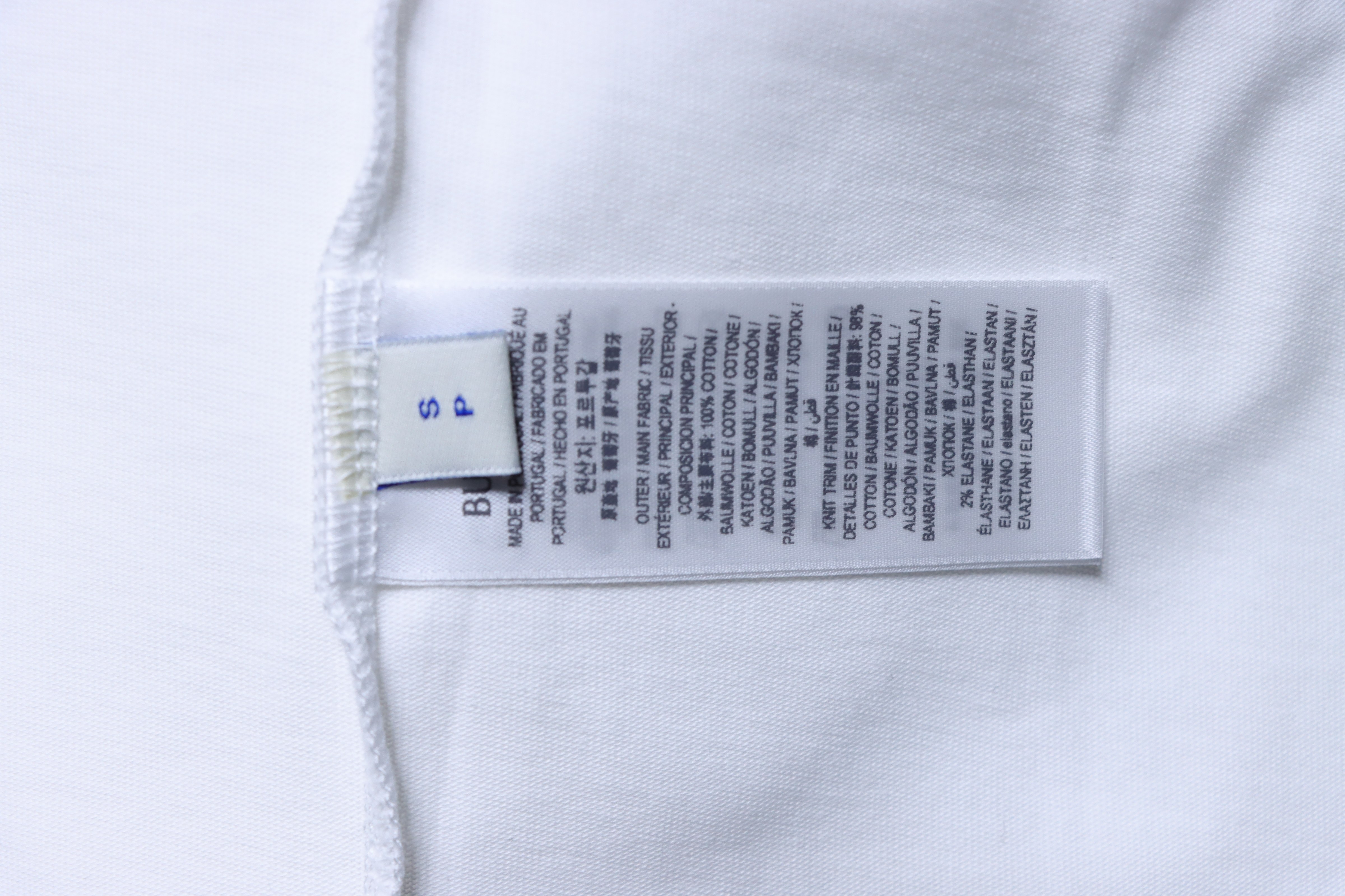 BURBERRY Gold Thread Knight Equestrian Embroidery Short Sleeve T-Shirt Style 2