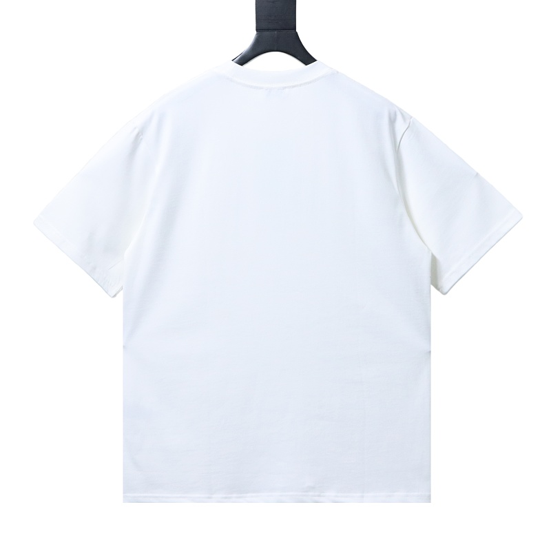 BURBERRY Gothic Embroidery Short Sleeve T-Shirt Style 1