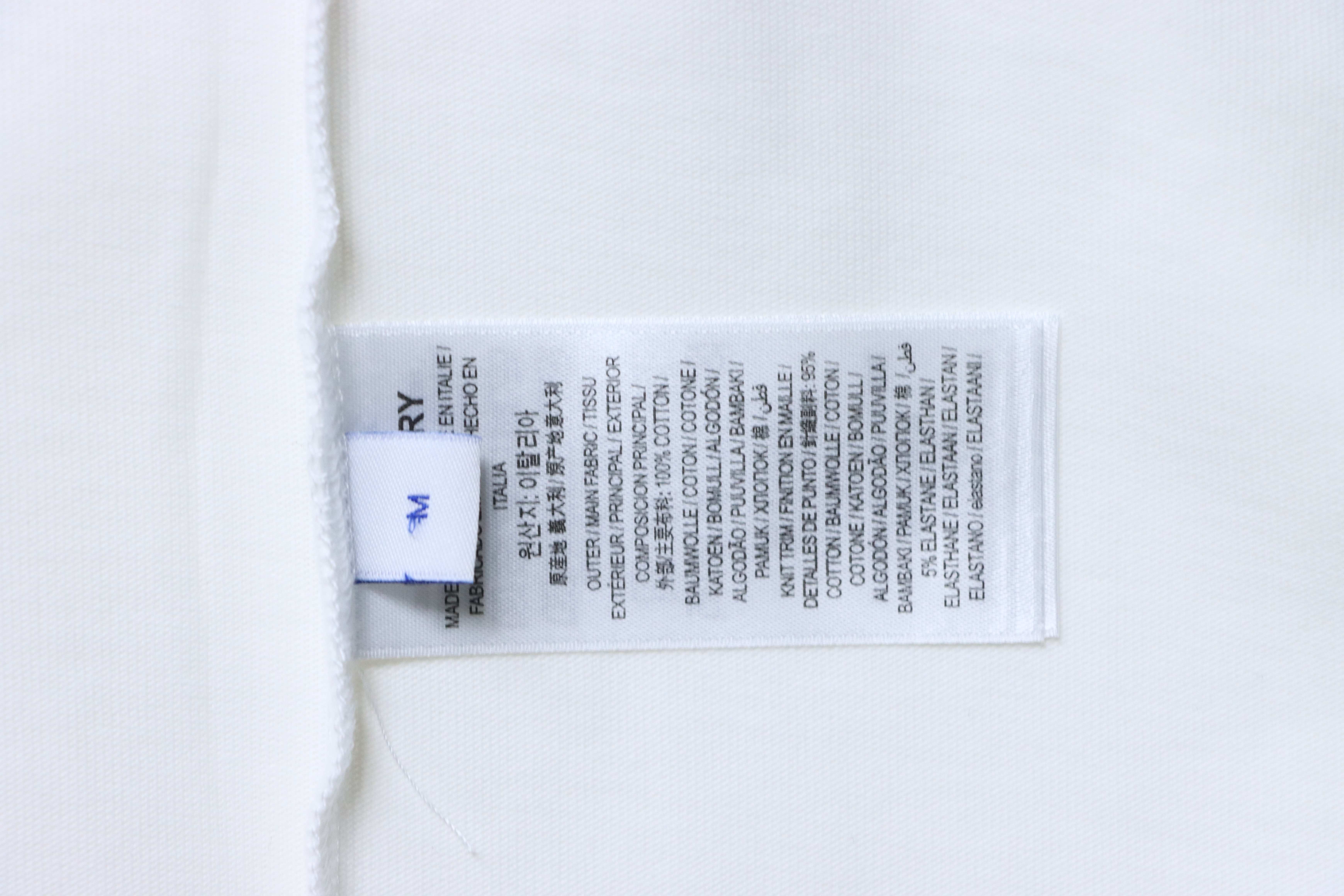 BURBERRY Gothic Embroidery Short Sleeve T-Shirt Style 1