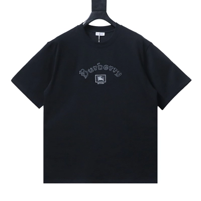 BURBERRY Gothic Embroidery Short Sleeve T-Shirt Style 4 01