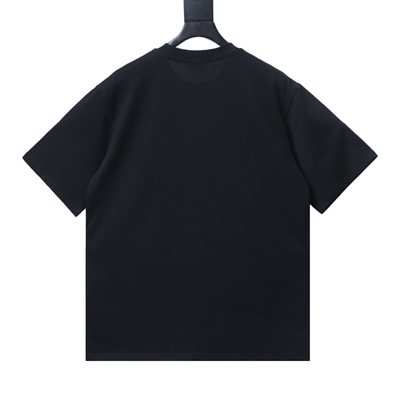 BURBERRY Gothic Embroidery Short Sleeve T-Shirt Style 4
