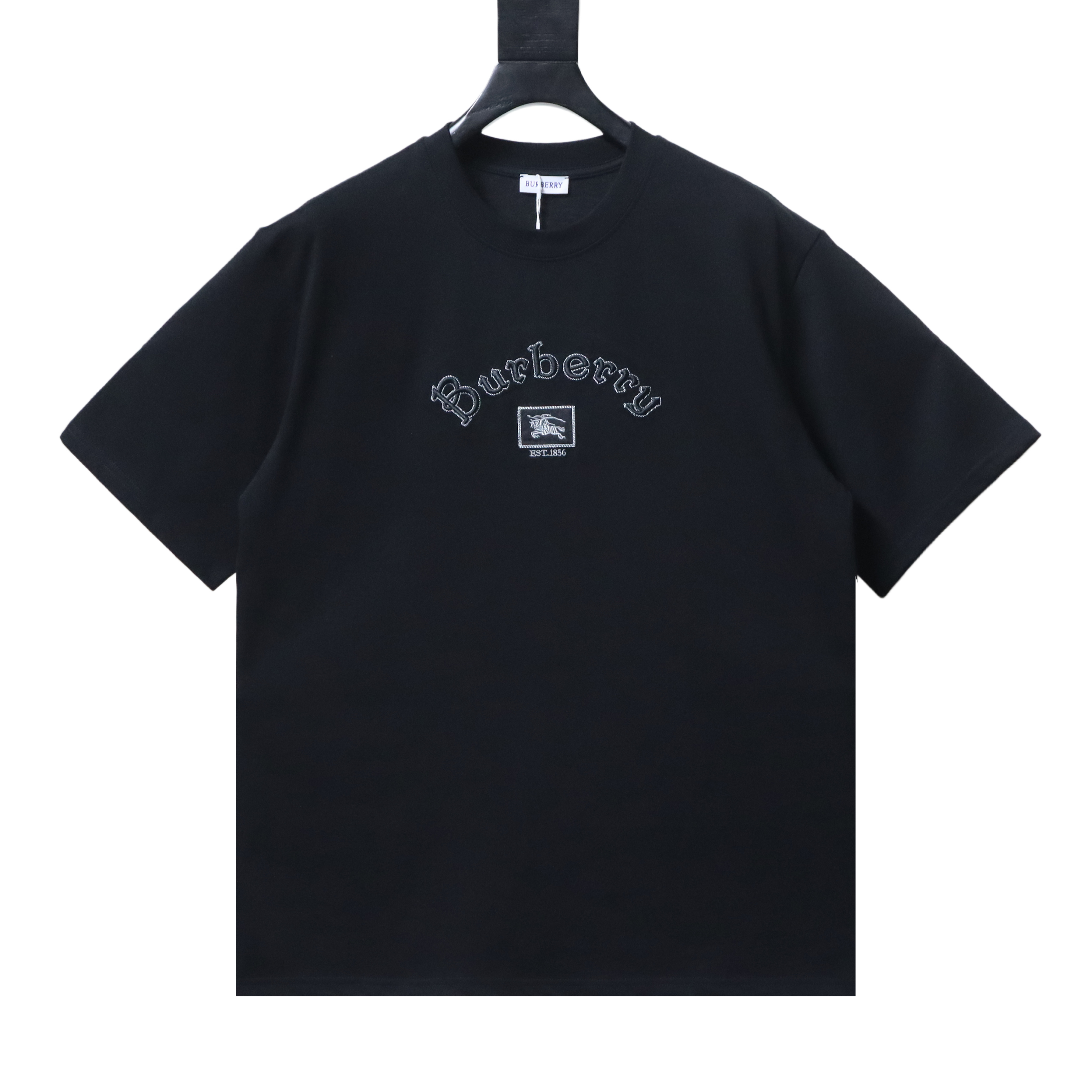 BURBERRY Gothic Embroidery Short Sleeve T-Shirt Style 4