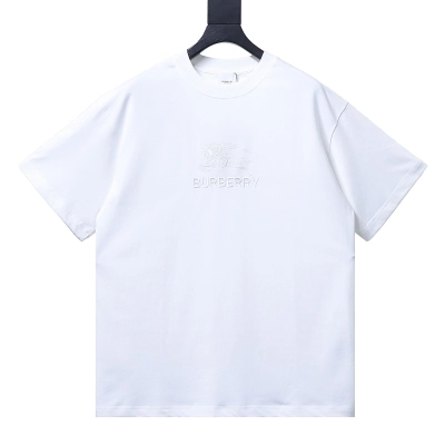 BURBERRY Knight Equestrian Letter Embroidery Short Sleeve T-Shirt Style 1 01