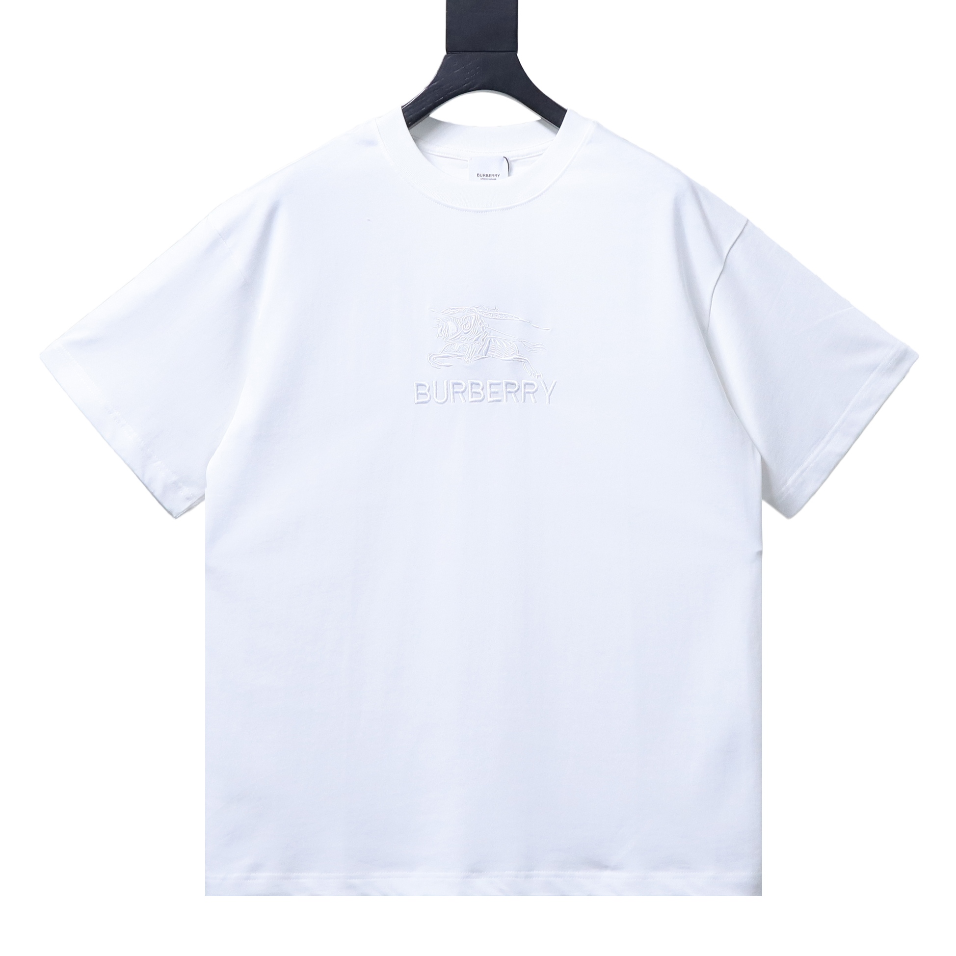 BURBERRY Knight Equestrian Letter Embroidery Short Sleeve T-Shirt Style 1