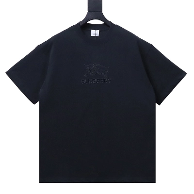 BURBERRY Knight Equestrian Letter Embroidery Short Sleeve T-Shirt Style 2 01