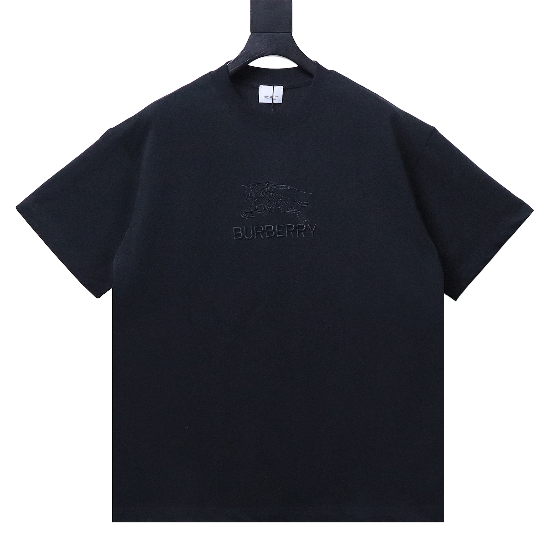 BURBERRY Knight Equestrian Letter Embroidery Short Sleeve T-Shirt Style 2