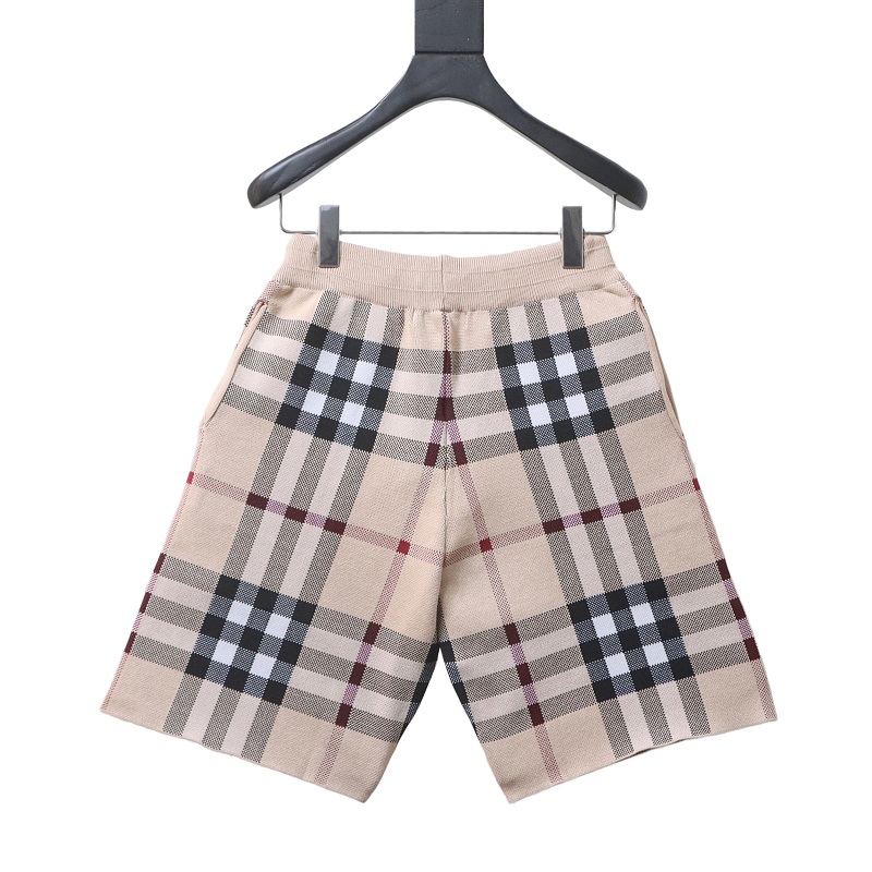 BURBERRY Knit Check Shorts Style 1
