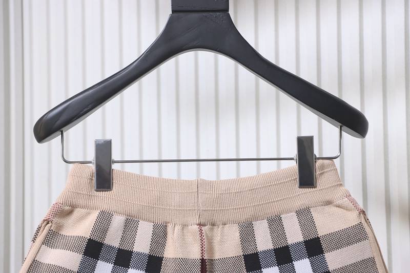 BURBERRY Knit Check Shorts Style 1