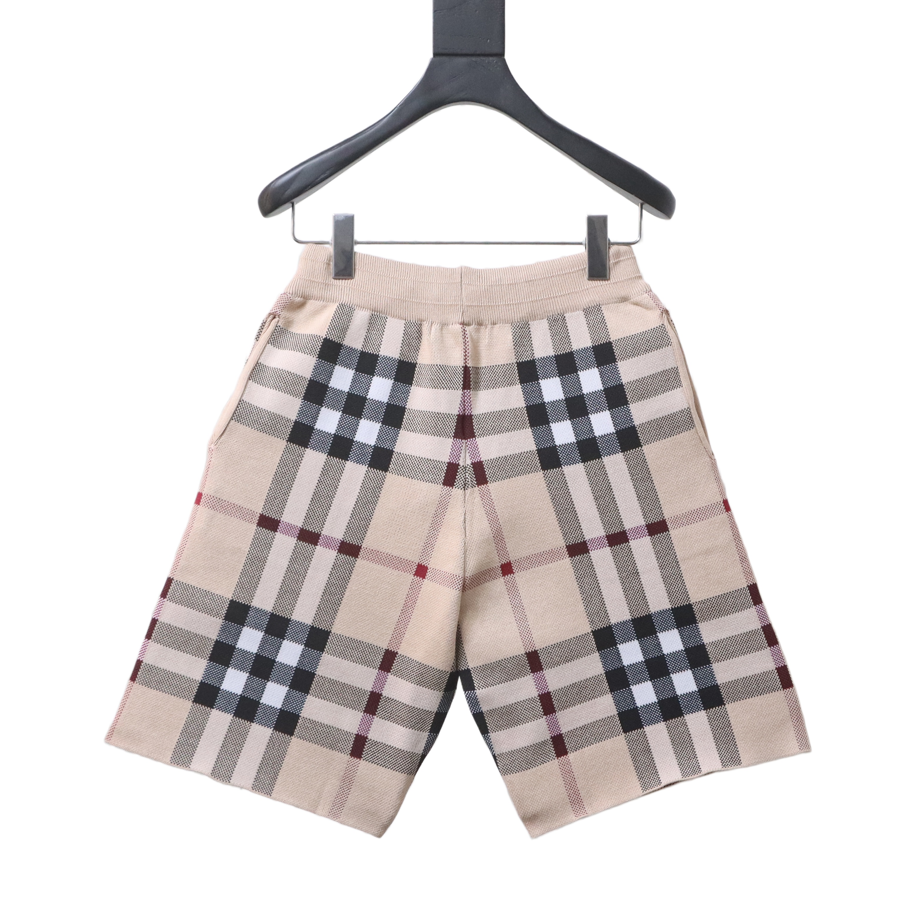 BURBERRY Knit Check Shorts Style 1