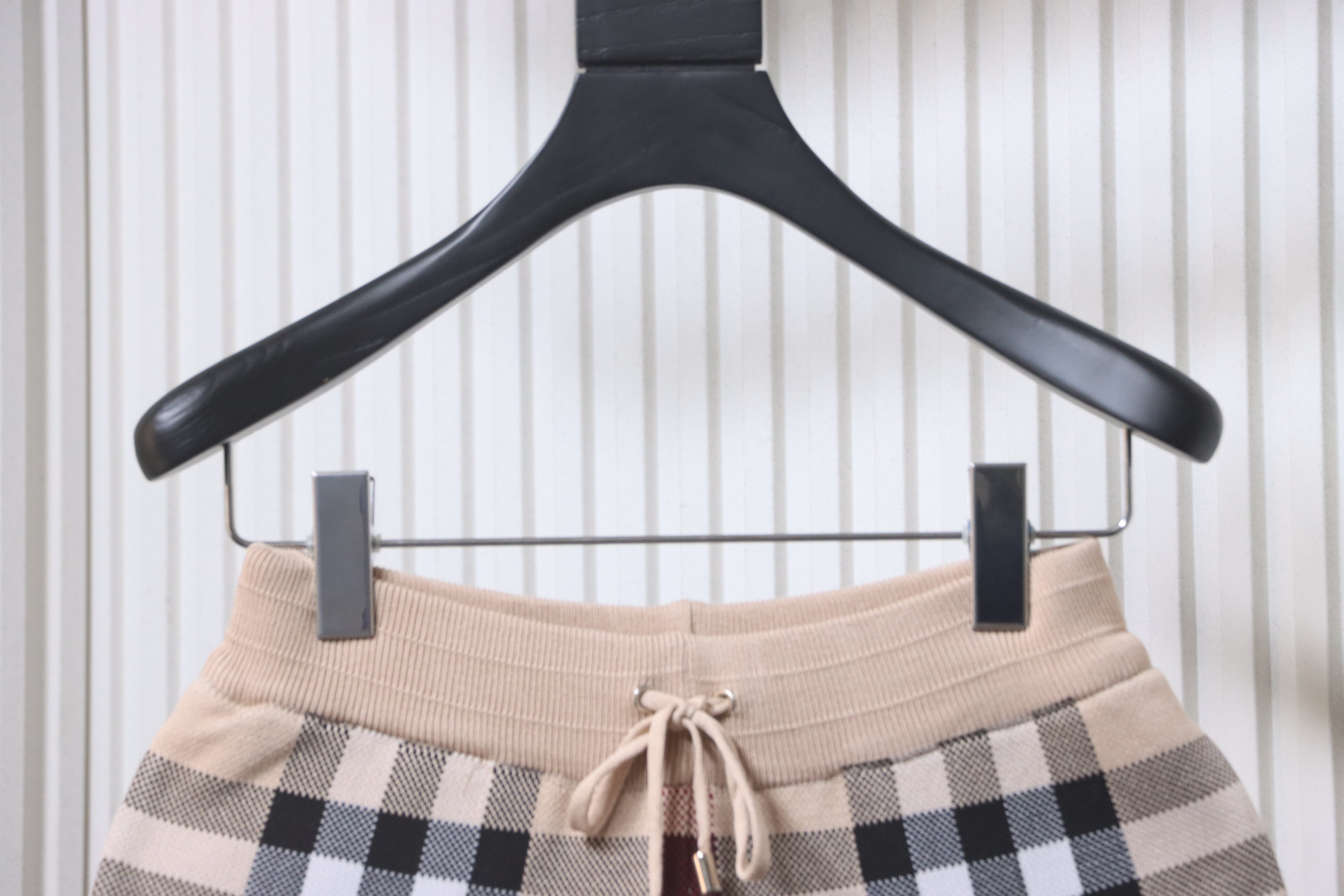 BURBERRY Knit Check Shorts Style 1
