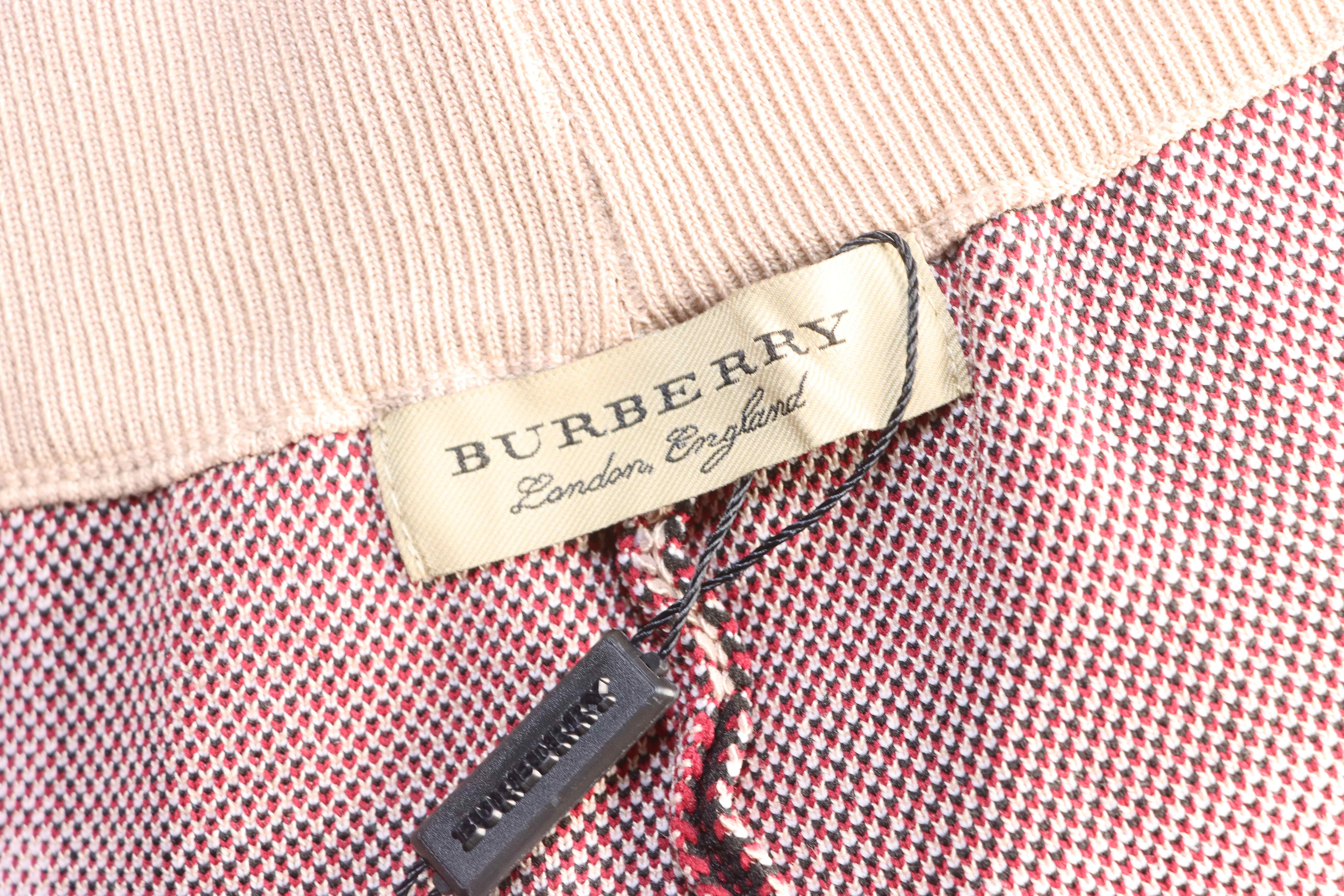 BURBERRY Knit Check Shorts Style 1