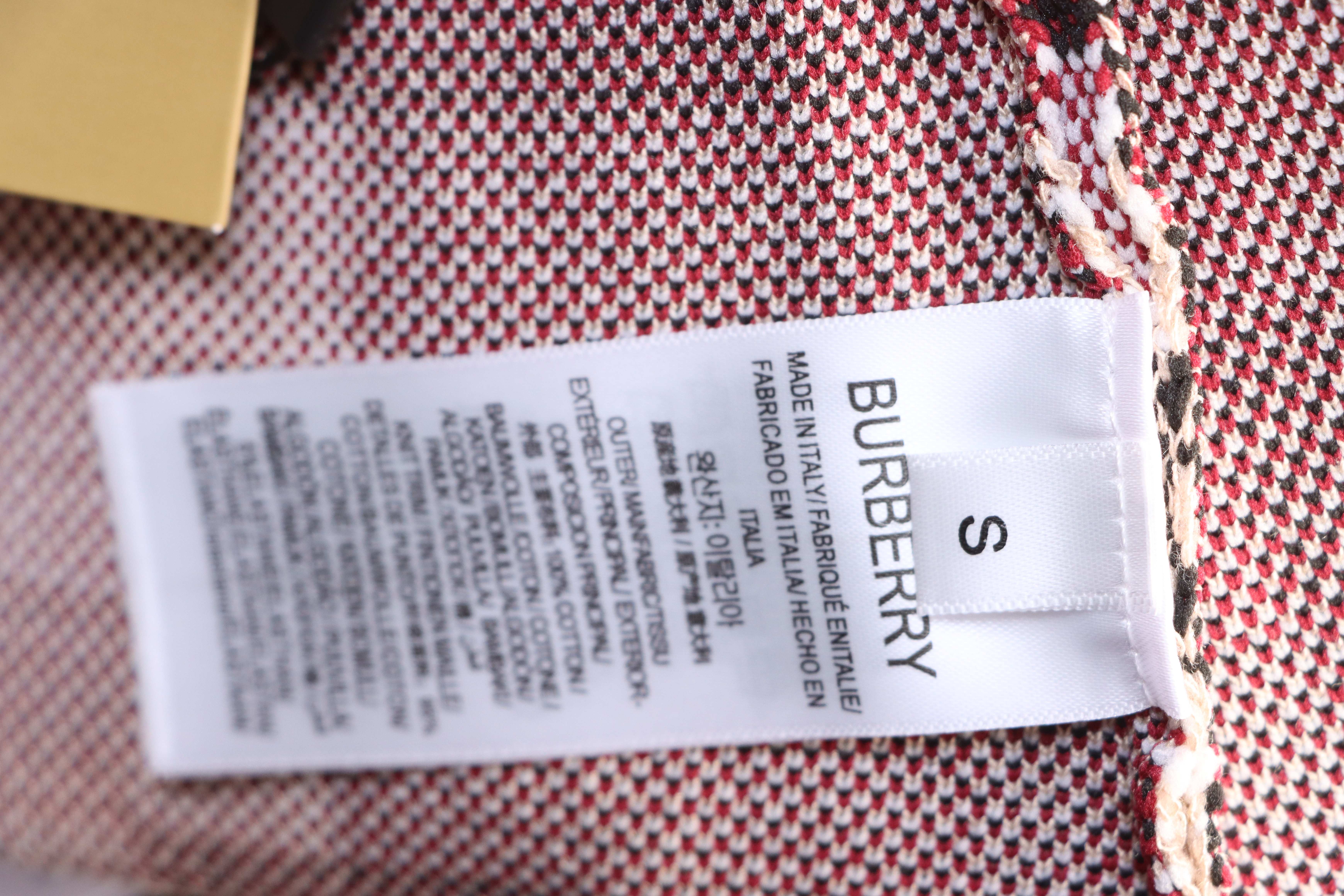 BURBERRY Knit Check Shorts Style 1