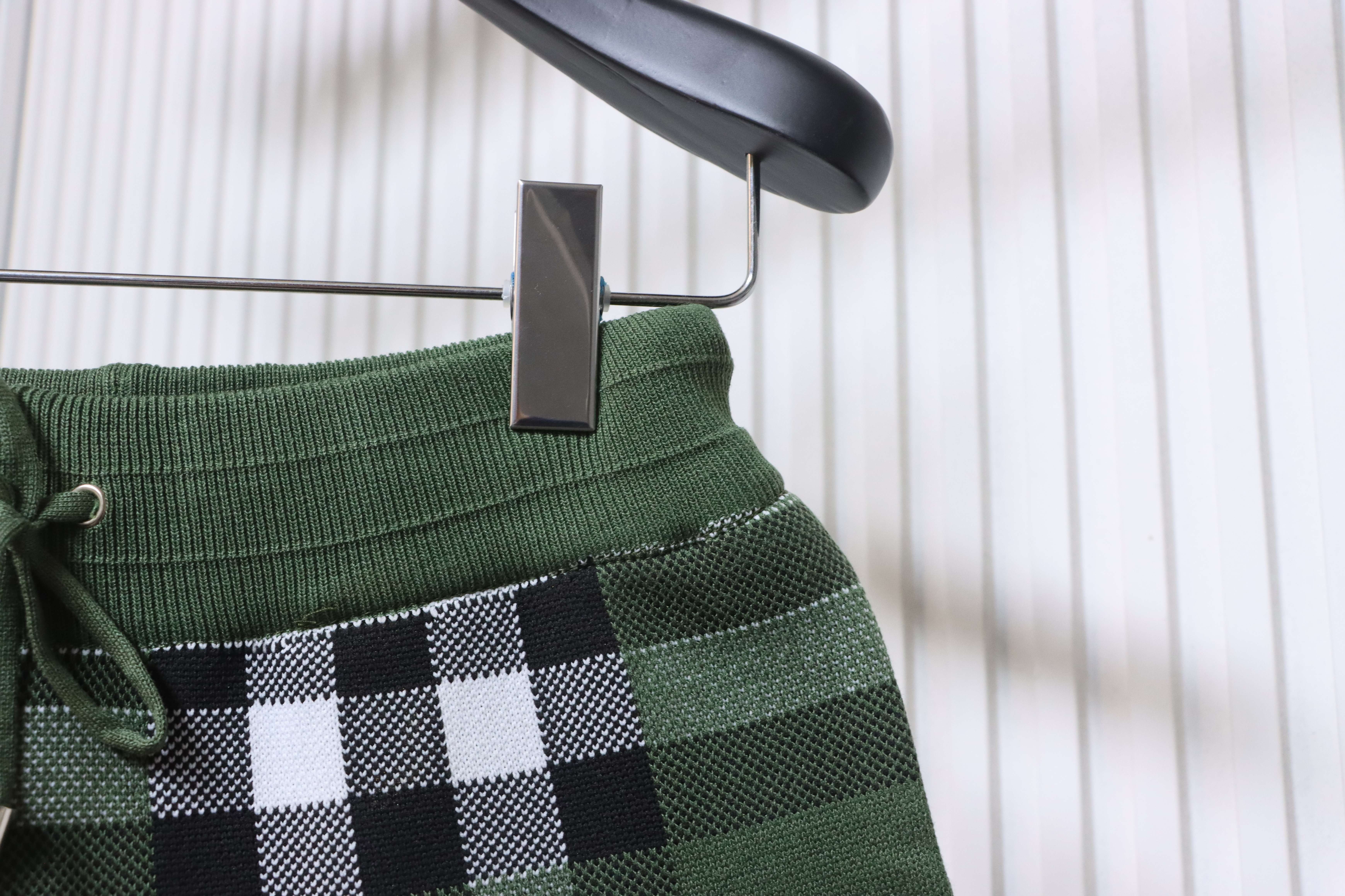 BURBERRY Knit Check Shorts Style 2