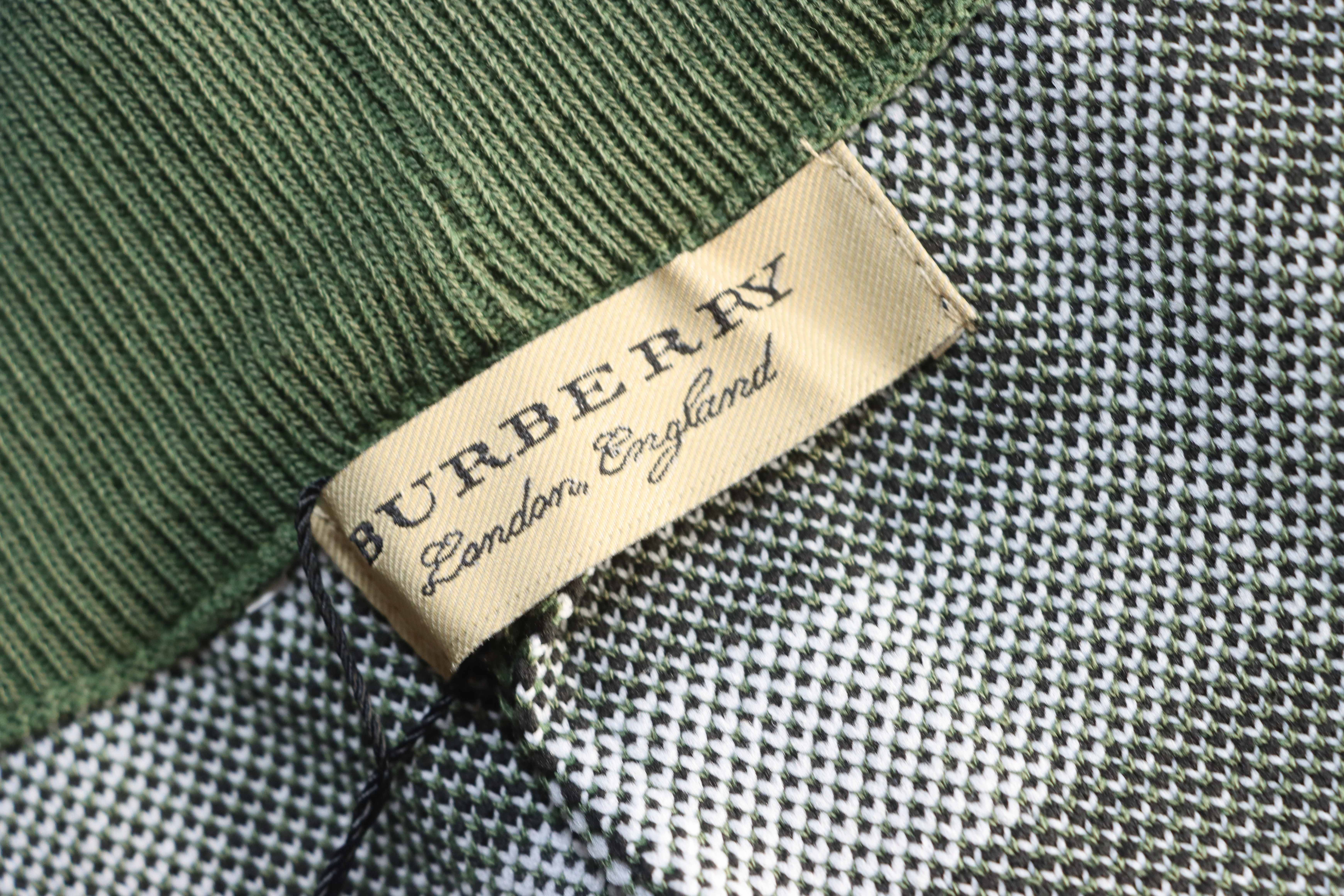 BURBERRY Knit Check Shorts Style 2