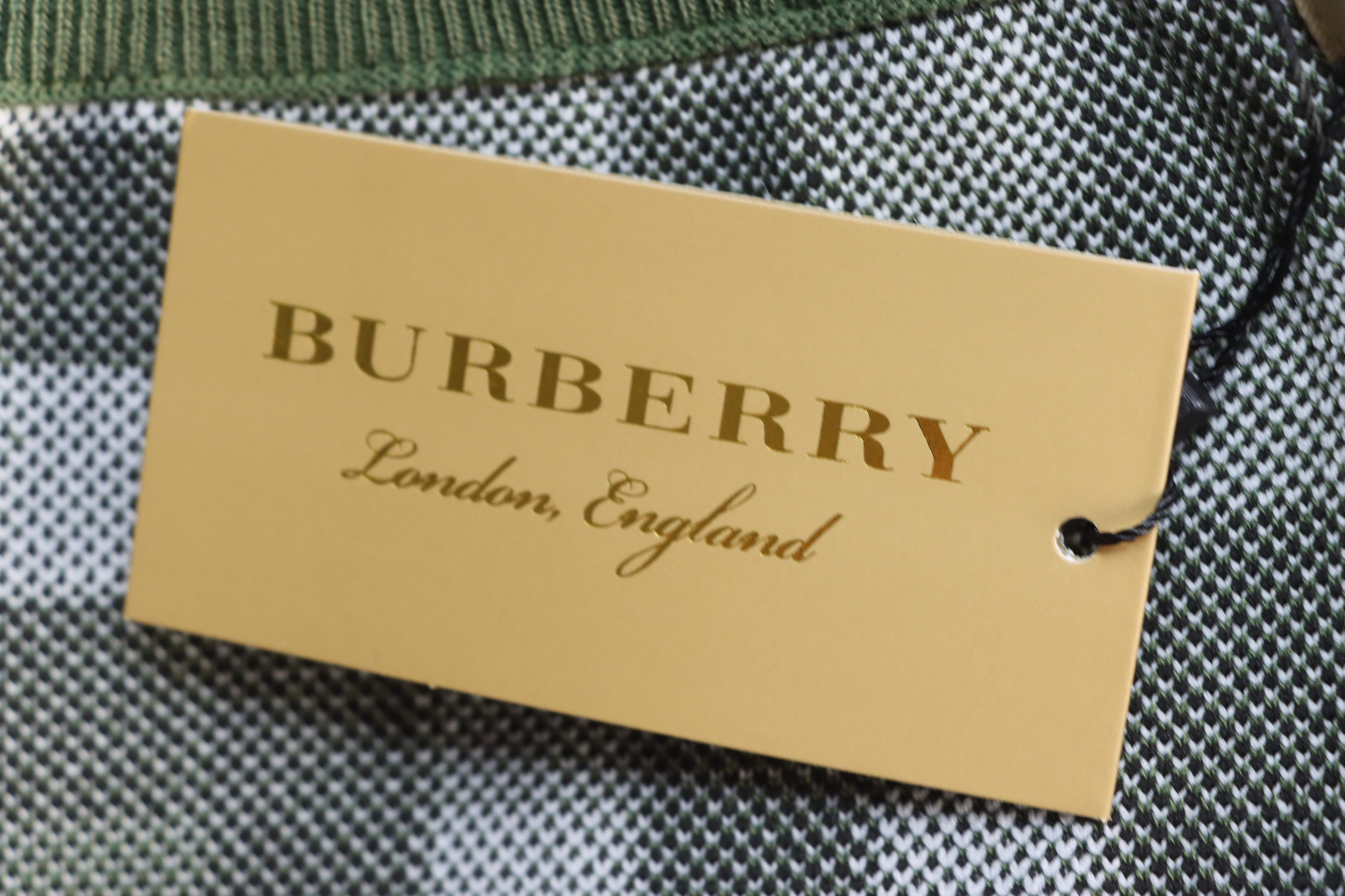 BURBERRY Knit Check Shorts Style 2