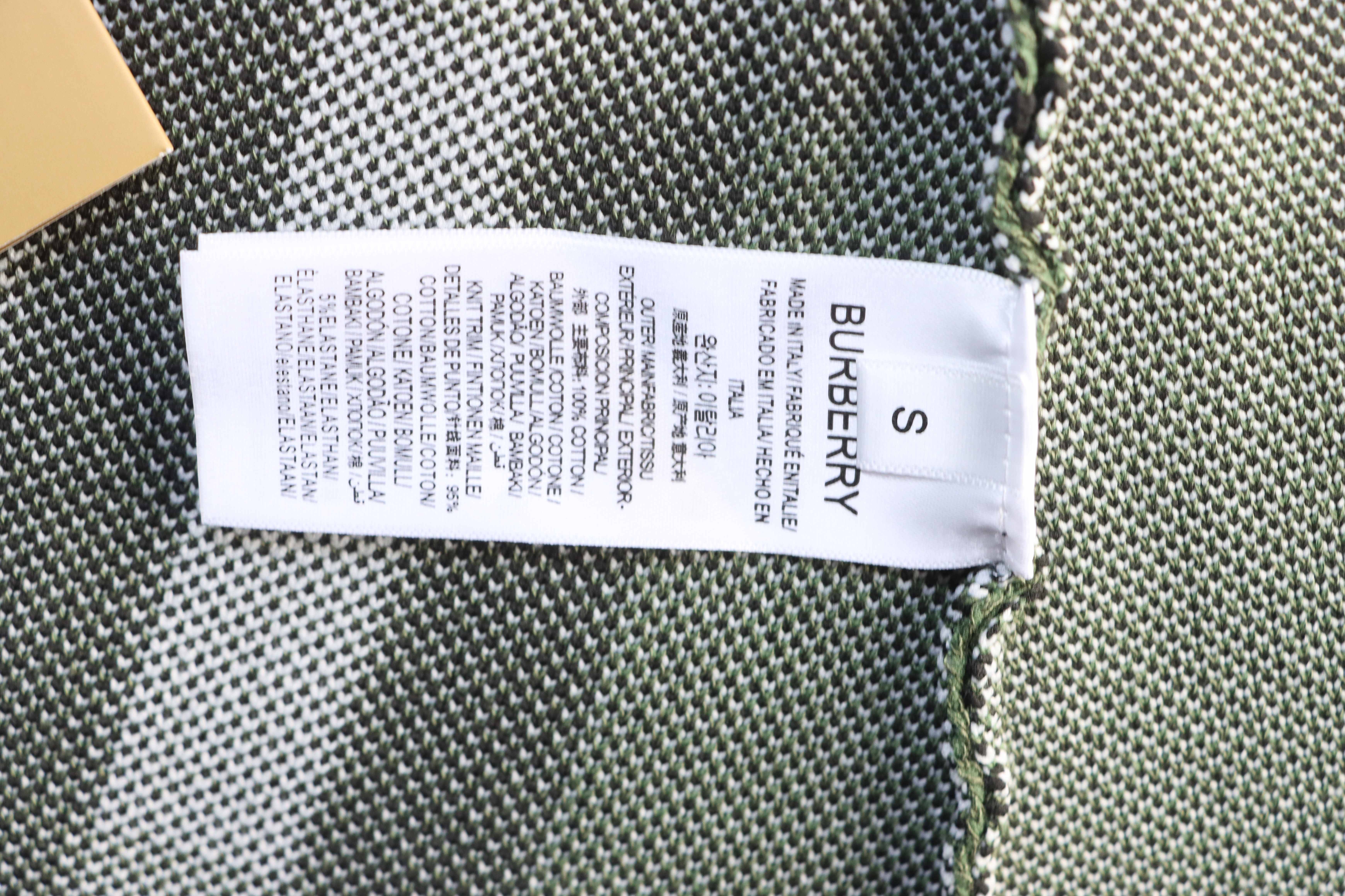BURBERRY Knit Check Shorts Style 2
