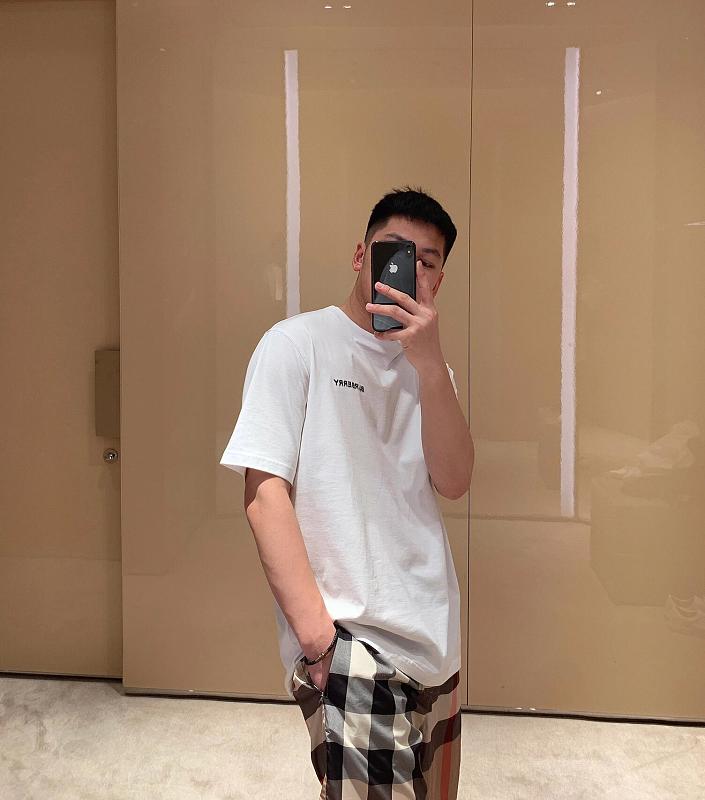 BURBERRY Large Check Drawstring Beach Shorts