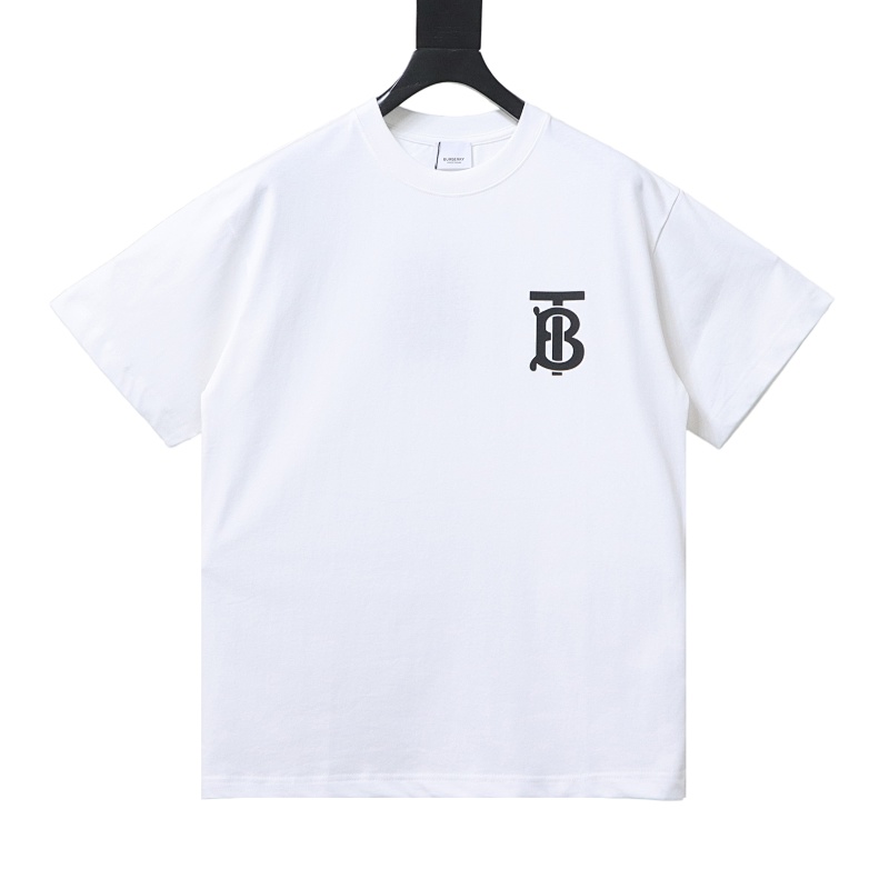 BURBERRY Letter Short Sleeve T-Shirt Style 2