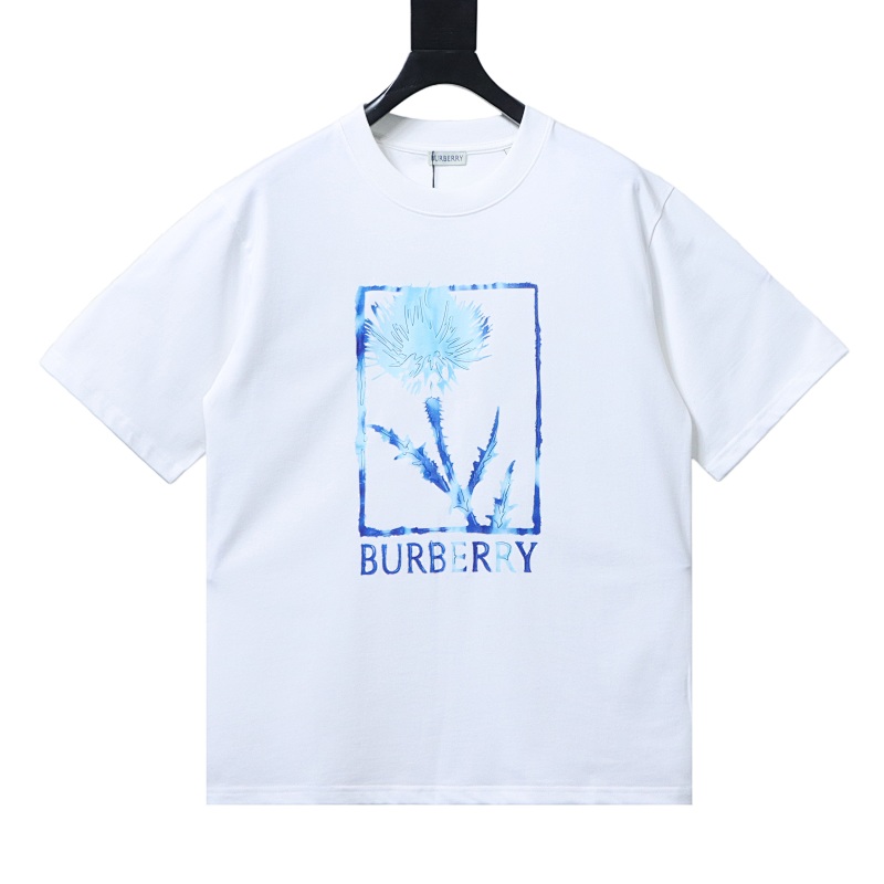 BURBERRY Print Cotton Short Sleeve T-Shirt Style 1
