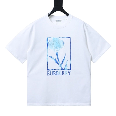 BURBERRY Print Cotton Short Sleeve T-Shirt Style 1 01