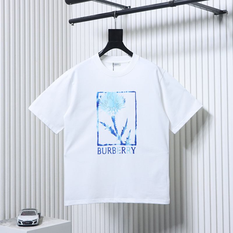 BURBERRY Print Cotton Short Sleeve T-Shirt Style 1