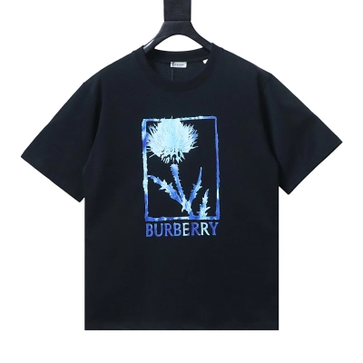 BURBERRY Print Cotton Short Sleeve T-Shirt Style 2 01