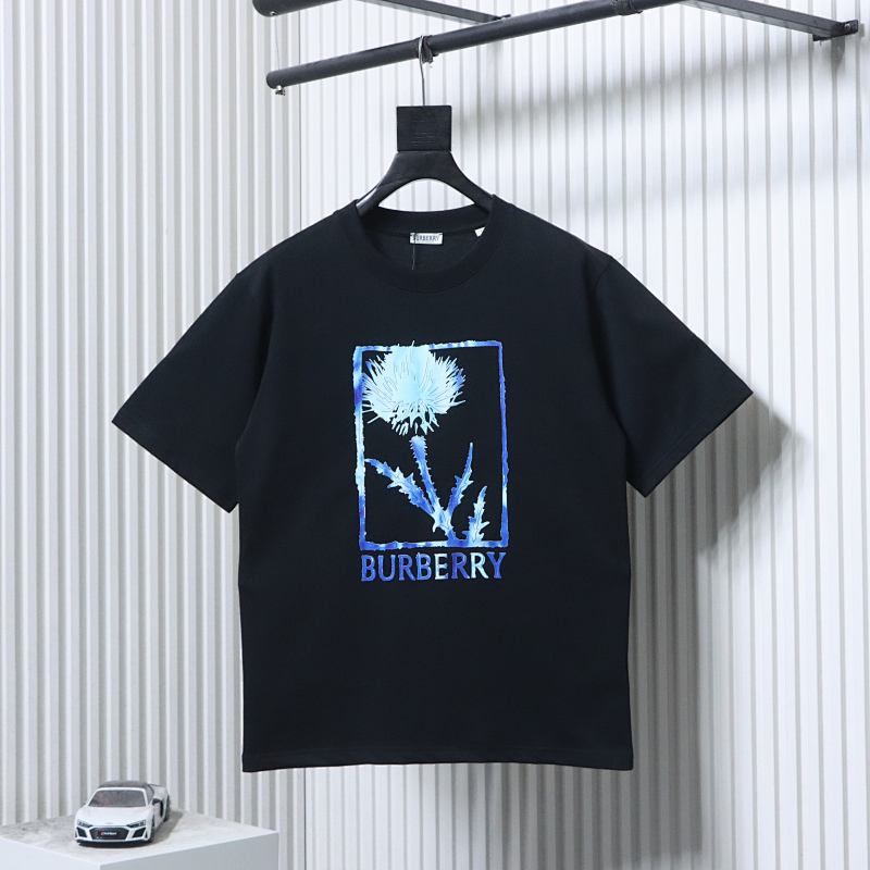 BURBERRY Print Cotton Short Sleeve T-Shirt Style 2