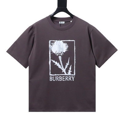 BURBERRY Print Cotton Short Sleeve T-Shirt Style 3 01