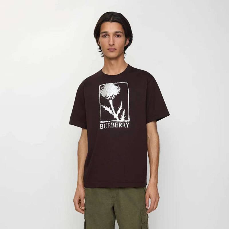 BURBERRY Print Cotton Short Sleeve T-Shirt Style 3