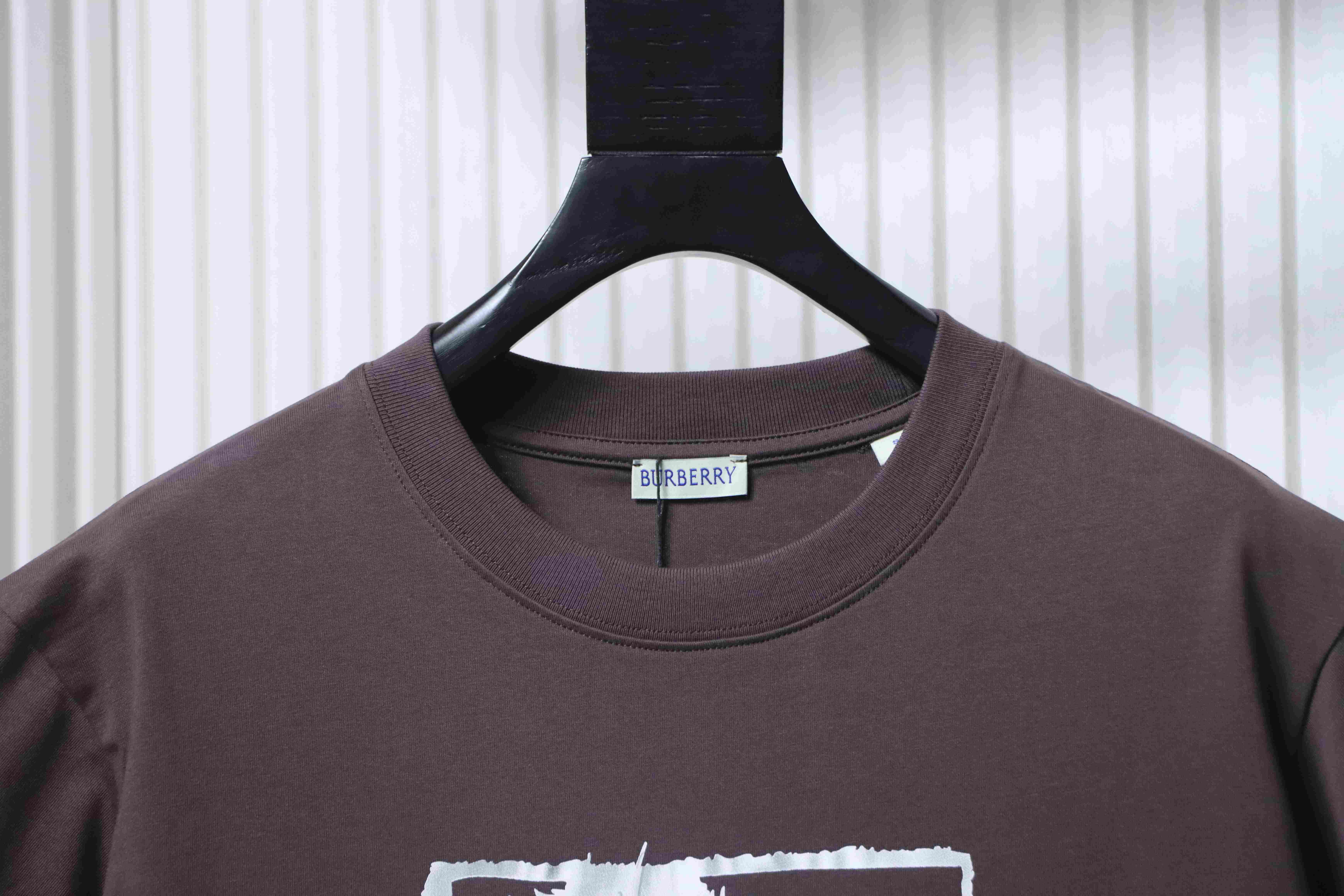 BURBERRY Print Cotton Short Sleeve T-Shirt Style 3