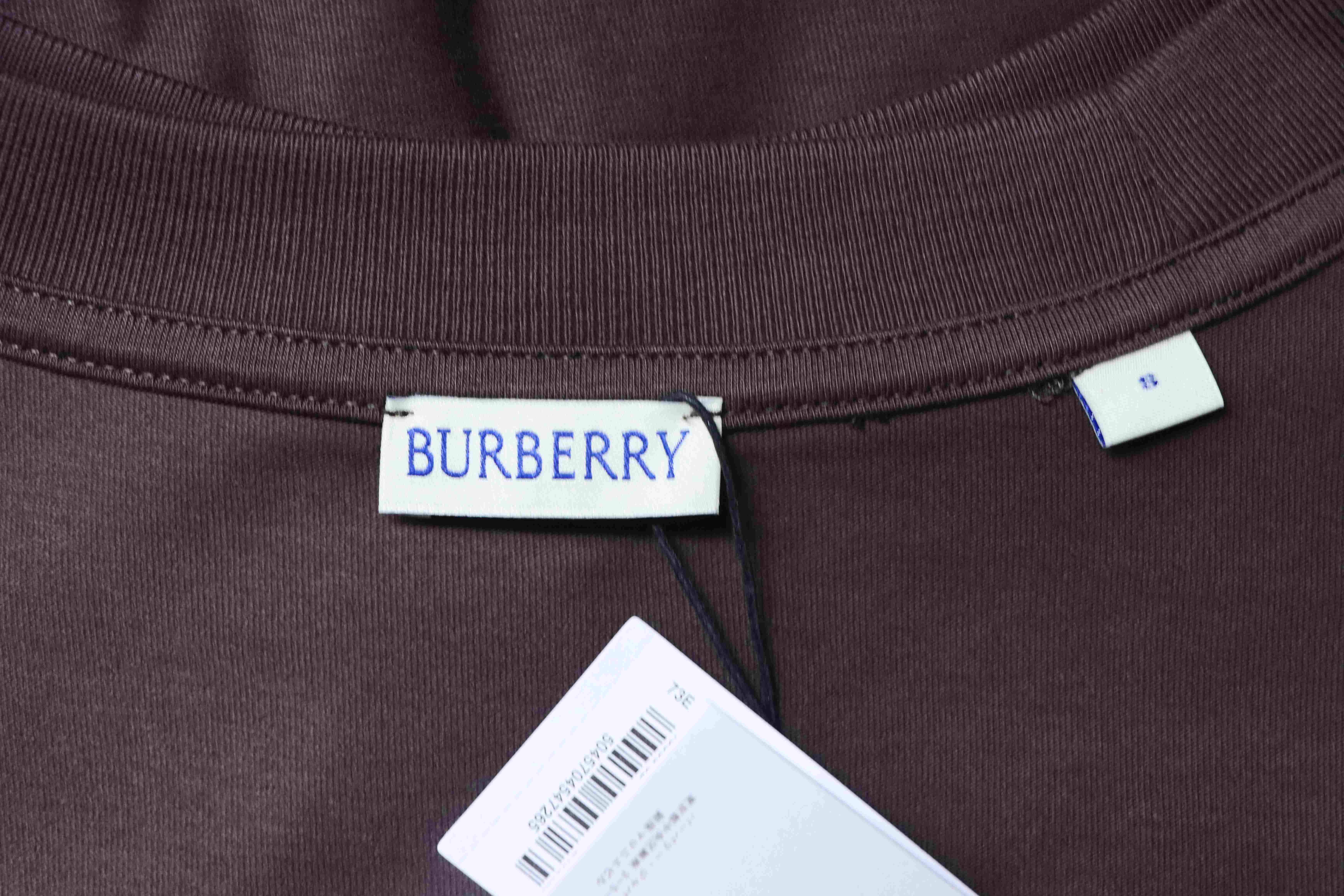 BURBERRY Print Cotton Short Sleeve T-Shirt Style 3