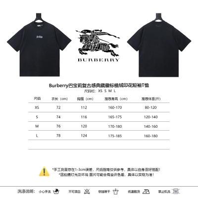 BURBERRY Print Logo Short Sleeve T-Shirt Style 2 02