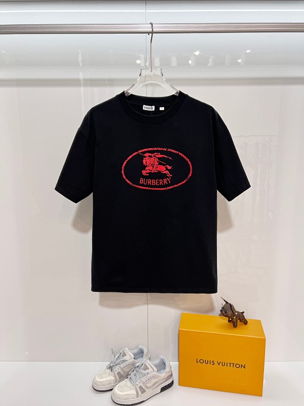BURBERRY Shield Logo Short Sleeve Polo Shirt Style 1