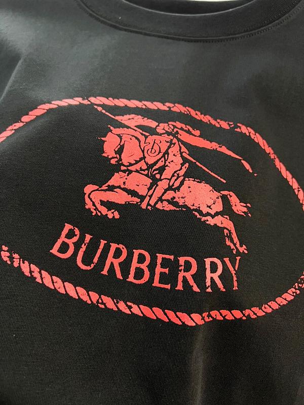 BURBERRY Shield Logo Short Sleeve Polo Shirt Style 1