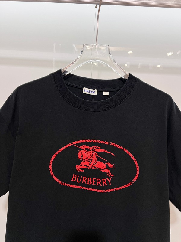 BURBERRY Shield Logo Short Sleeve Polo Shirt Style 1