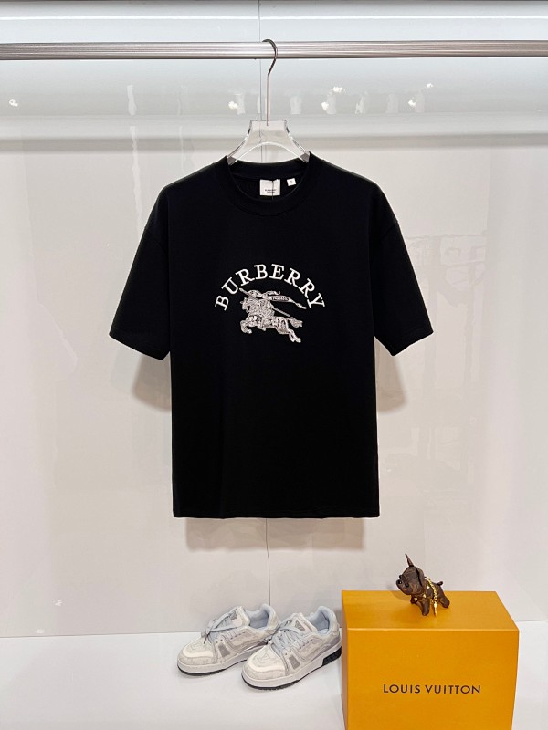 BURBERRY Shield Logo Short Sleeve Polo Shirt Style 2
