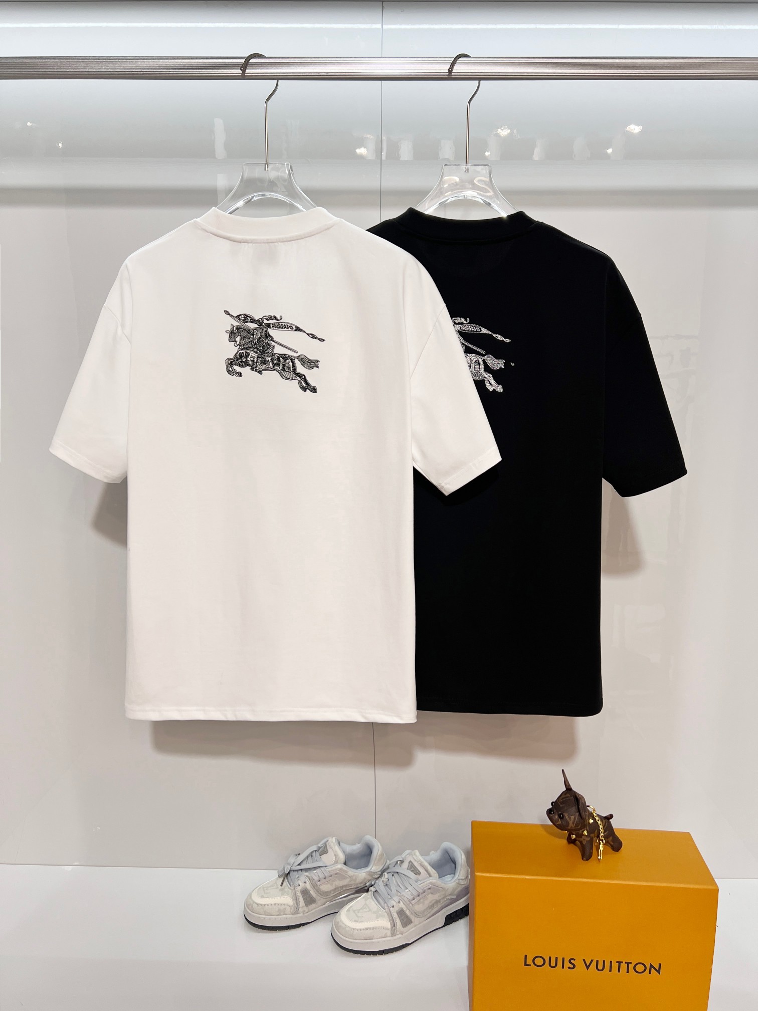 BURBERRY Shield Logo Short Sleeve Polo Shirt Style 2